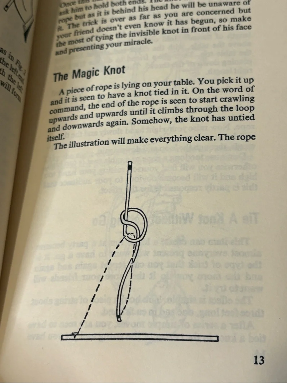 Vintage Magic Book Bells Hardcover 1973 Guide To Magic Tricks